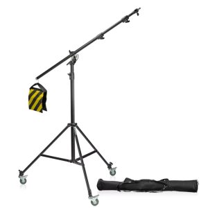 Bresser BR-LB300 Lightstand + boom ruka i točkovi